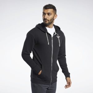 Reebok Training Essentials Kapuzenpullover Herren - Schwarz - DE 651-NIG